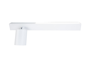 Kinkiet Magnet 9W+1xGU10 3000/4000K Biały - prawy