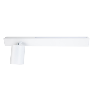 Kinkiet Magnet 9W+1xGU10 3000/4000K Biały - lewy