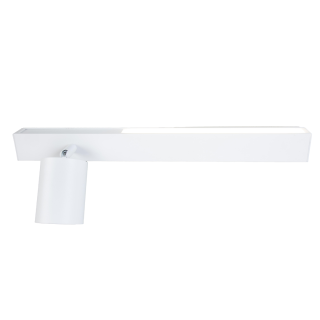 Kinkiet Magnet 9W+1xGU10 3000/4000K Biały - lewy