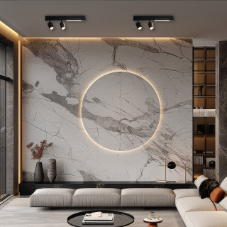 Lampa sufitowa Magnet 9W+2xGU10 3000/4000K Czarny