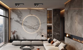 Lampa sufitowa Magnet 9W+2xGU10 3000/4000K Czarny