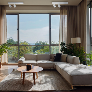 Lampa sufitowa Magnet 9W+2xGU10 3000/4000K Biały