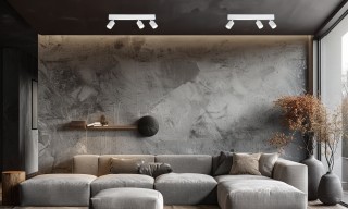 Lampa sufitowa Magnet 9W+3xGU10 3000/4000K Biały