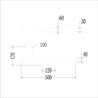 Lampa sufitowa Magnet 13W+2xG9 3000/4000K Biały
