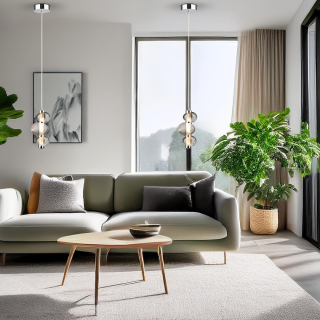 Lampa wisząca BOLLA SMOKED 12W LED