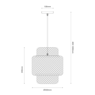 Lampa wisząca HESTIA 1xE27