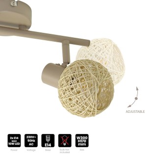 Lampa sufitowa DEX 2xE14