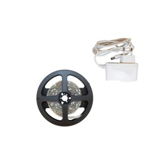 TAŚMA LED 3M +ZASILACZ IP65 Barwa zimna