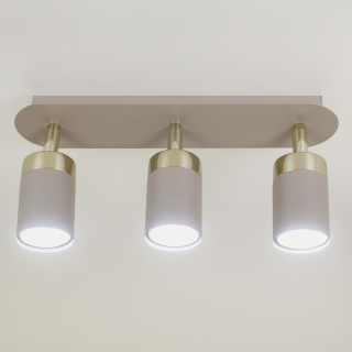 Lampa sufitowa JOKER CASHMERE/GOLD 3xGU10