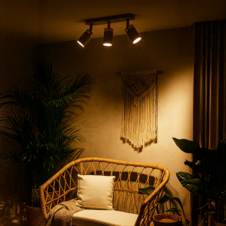 Lampa sufitowa JOKER CASHMERE/GOLD 3xGU10