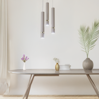 Lampa wisząca JOKER CASHMERE/GOLD 3xGU10 (koło)