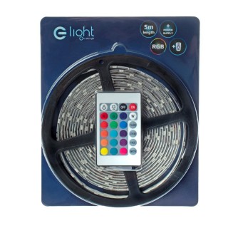 ZESTAW LED RGB 5M ZE STEROWNIKIEM I PILOTEM