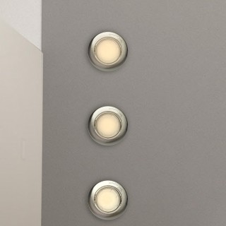 OCZKA OKRĄGŁE GU10 1X5W LED SATYNA