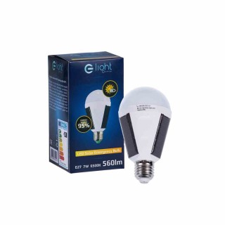 Żarówka Solarna LED 7W E27 Barwa zimna