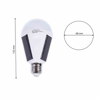 Żarówka Solarna LED 7W E27 Barwa zimna