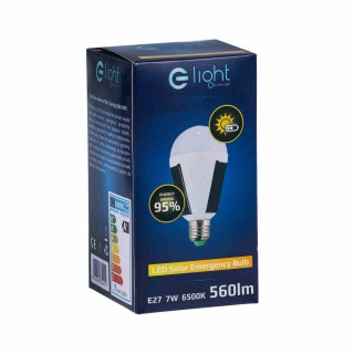Żarówka Solarna LED 7W E27 Barwa zimna
