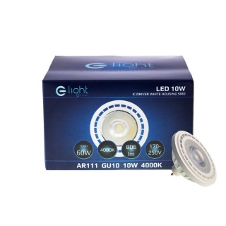 ŻARÓWKA AR111 10W GU10 Biała Barwa neutralna 4000K