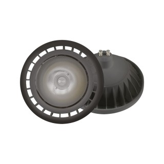 ŻARÓWKA AR111 10W GU10 Szara Barwa ciepła 3000K