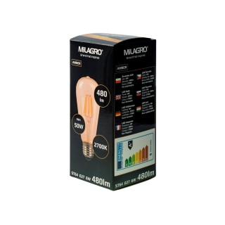 ŻARÓWKA FILAMENTOWA 6W ST64 E27