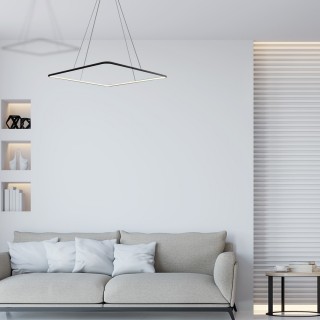 LAMPA WISZĄCA NIX BLACK 25W LED Barwa ciepła 3000K