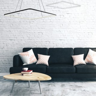 LAMPA WISZĄCA NIX BLACK 25W LED Barwa ciepła 3000K