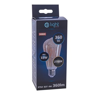 Żarówka Dekoracyjna LED 4W ST64 E27