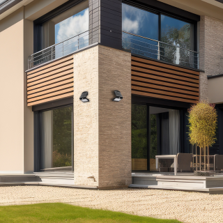 Lampka Solarna Butterfly Czarna 3,2W