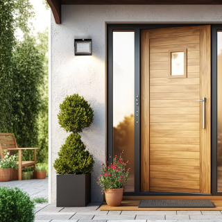 Lampka Solarna Butterfly Czarna 3,2W