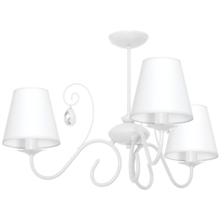 Żyrandol SARA WHITE 3xE14