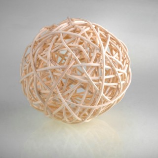 RATTANOWE KULE 10 CM BEZ LED