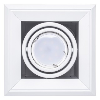 LAMPA PODTYNKOWA BLOCCO BIAŁY 1x7W GU10 LED