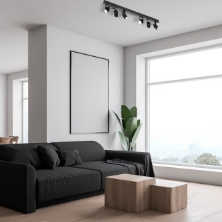 Lampa sufitowa PICO BLACK 6xGU10