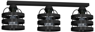 Lampa sufitowa LARS BLACK 3xE27