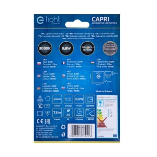 CAPRI LED Barwa Ciepła 3000K