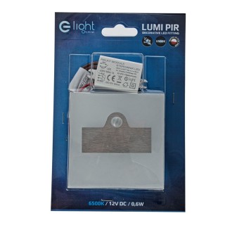 LUMI. Barwa: Zimmy Biały 6500K. PIR. 12V