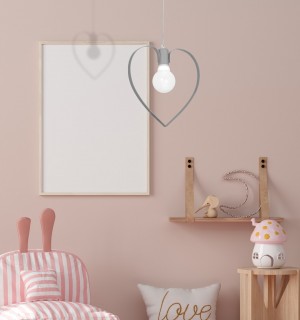 Lampa wisząca AMORE GREY 1xE27