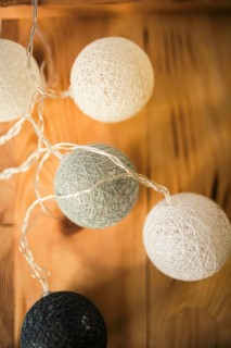 KULE LED COTTON BALLS 230V 30 SZT.