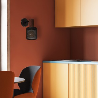 Kinkiet ARES BLACK 1xE27