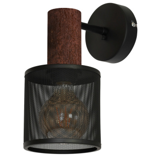 Kinkiet ARES BLACK 1xE27