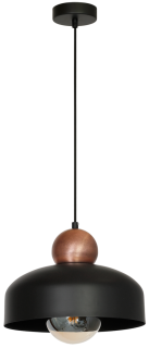 Lampa Wisząca HARALD BLACK 1xE27