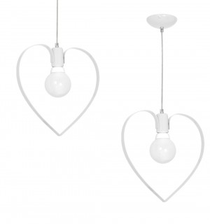Lampa wisząca AMORE WHITE 1xE27