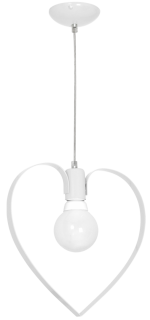 Lampa wisząca AMORE WHITE 1xE27