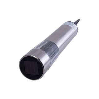 LAMPKA OGRODOWA SOLARNA INOX+PLASTIK