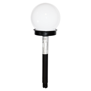 LAMPKA OGRODOWA SOLARNA CZARNA PLASTIK