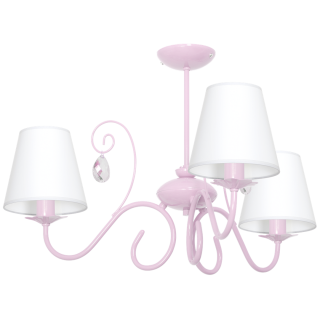 Żyrandol SARA PINK 3xE14