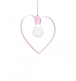 Lampa wisząca AMORE PINK 1xE27