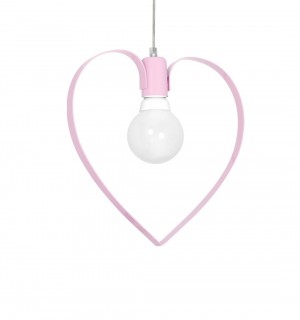 Lampa wisząca AMORE PINK 1xE27