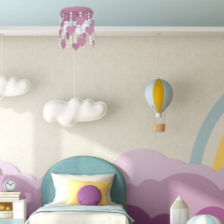 Lampa Sufitowa CORAZON PINK 3xE27