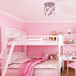 Lampa Sufitowa CORAZON PINK 3xE27