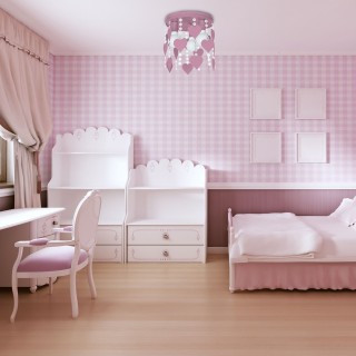 Lampa Sufitowa CORAZON PINK 3xE27